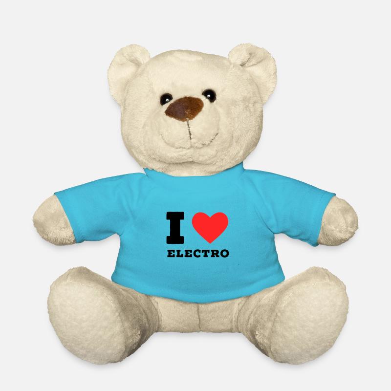 J’adore l’électro - Nounours - bleu outremer