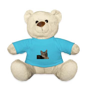Katze Kätzchen - Teddy - Atollblau - Vorne
