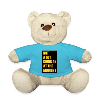 Not a lot going at the moment - Teddy Bear - atoll blue - Front