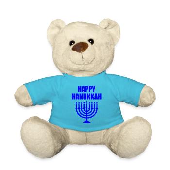 HAPPY HANUKKAH - Nounours - bleu outremer - Devant