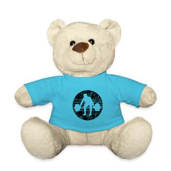 Musculation Musculation GYM Fitnessstudio Retro - Nounours - bleu outremer - Devant