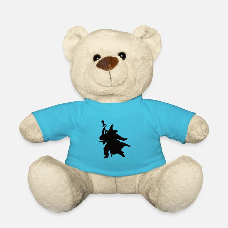 Conception de Silhouettes de magicien magicien - Nounours - bleu outremer