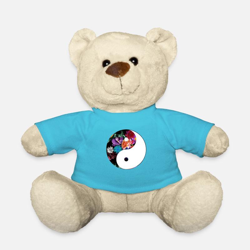 Natural yin-yang - Teddy Bear - atoll blue