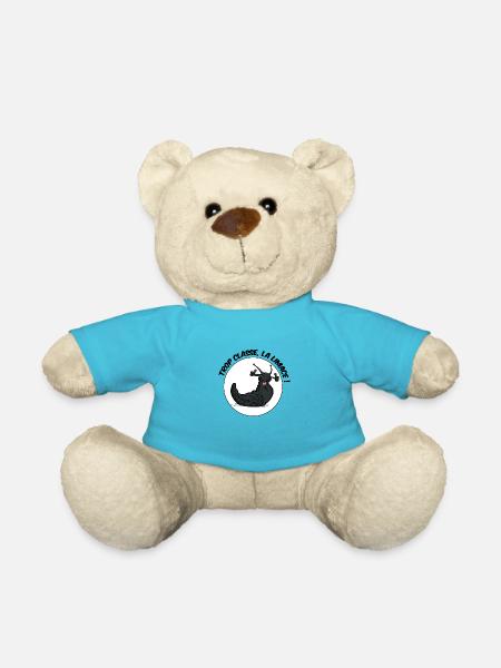 Too classy, the slug! - Teddy Bear - atoll blue