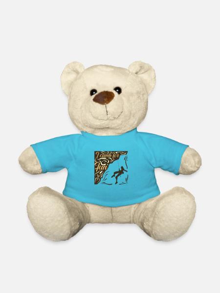 Climb for fun - Teddy Bear - atoll blue