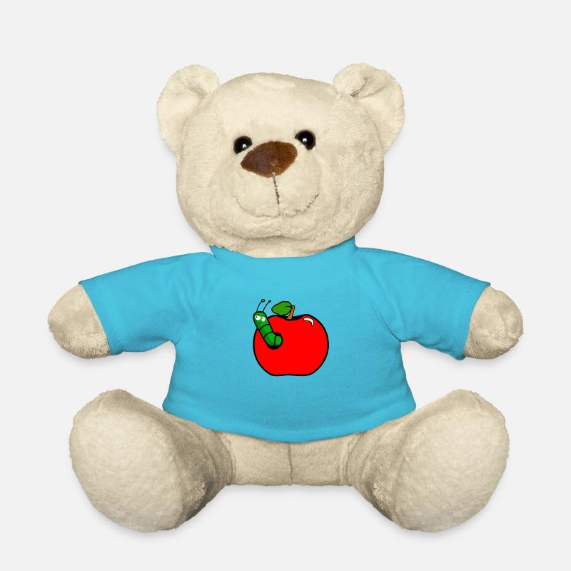 Raupe Apfel - Teddy - Atollblau