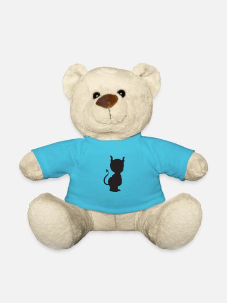 Bébé diable - Nounours - bleu outremer