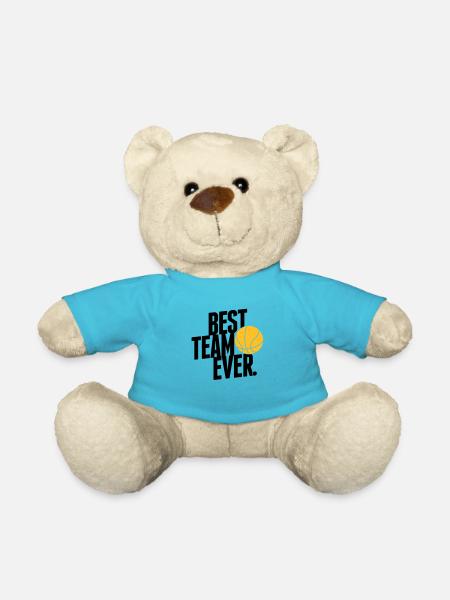 Best Team ever - Basketball - Teddy - Atollblau