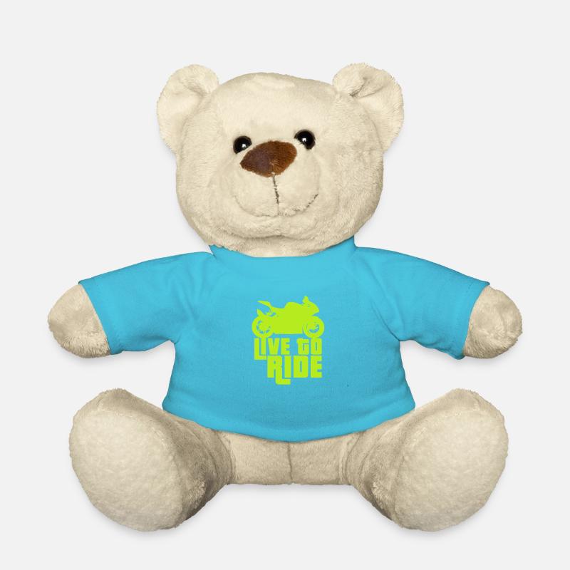Motorrad - Teddy - Atollblau