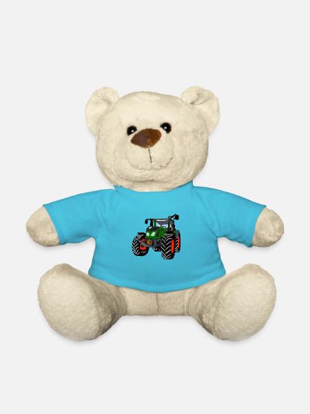 tractor - Teddy Bear - atoll blue