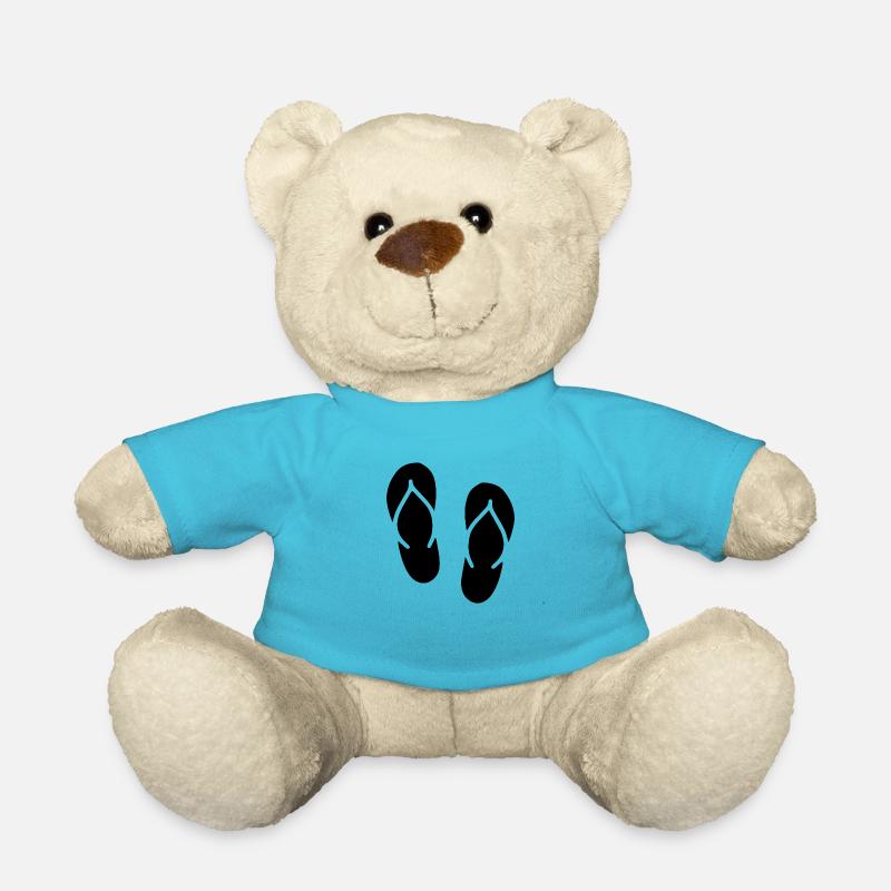 Tongs - Nounours - bleu outremer