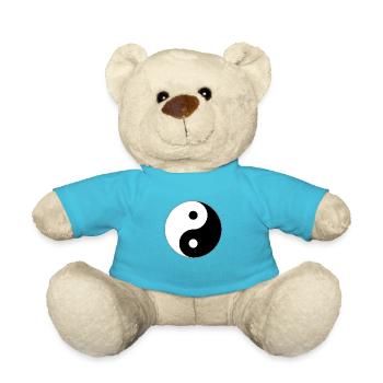 Yin and Yang svg - Nounours - bleu outremer - Devant