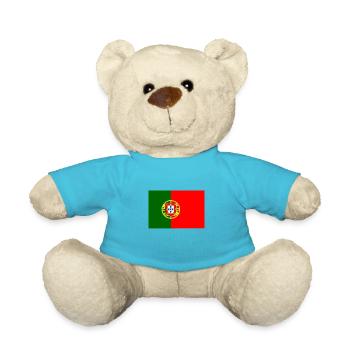 Portugiesische Flagge aus Portugal - Teddy - Atollblau - Vorne