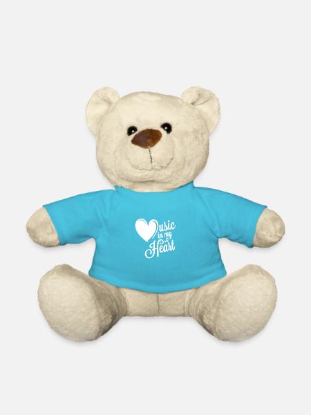 music in my heart - Teddy Bear - atoll blue
