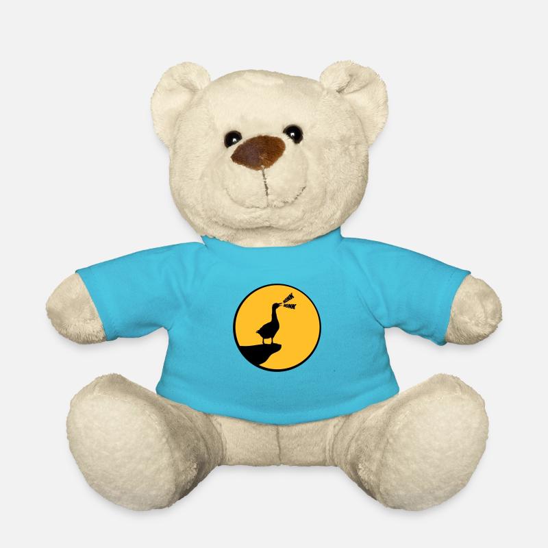 Oie loup klaxon oie - Nounours - bleu outremer