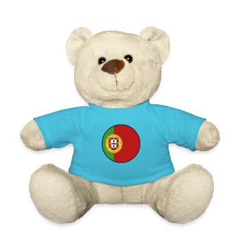 Portugal Drapeau Portugais Cadeau portugais - Nounours - bleu outremer - Devant