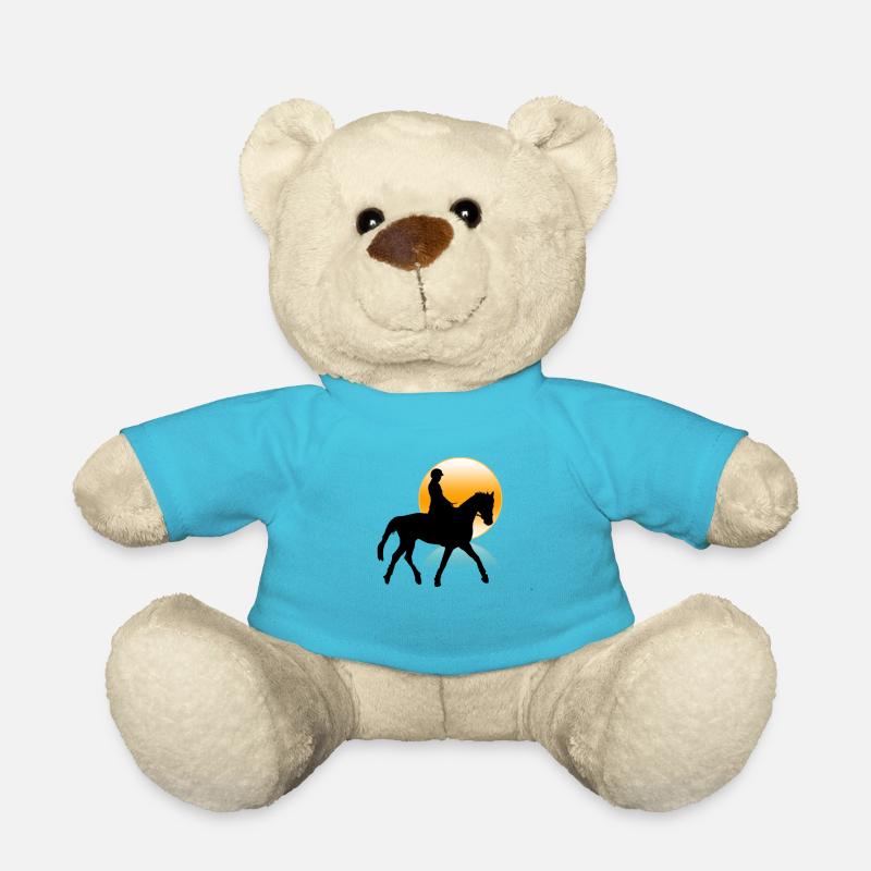 Pferd - Teddy - Atollblau