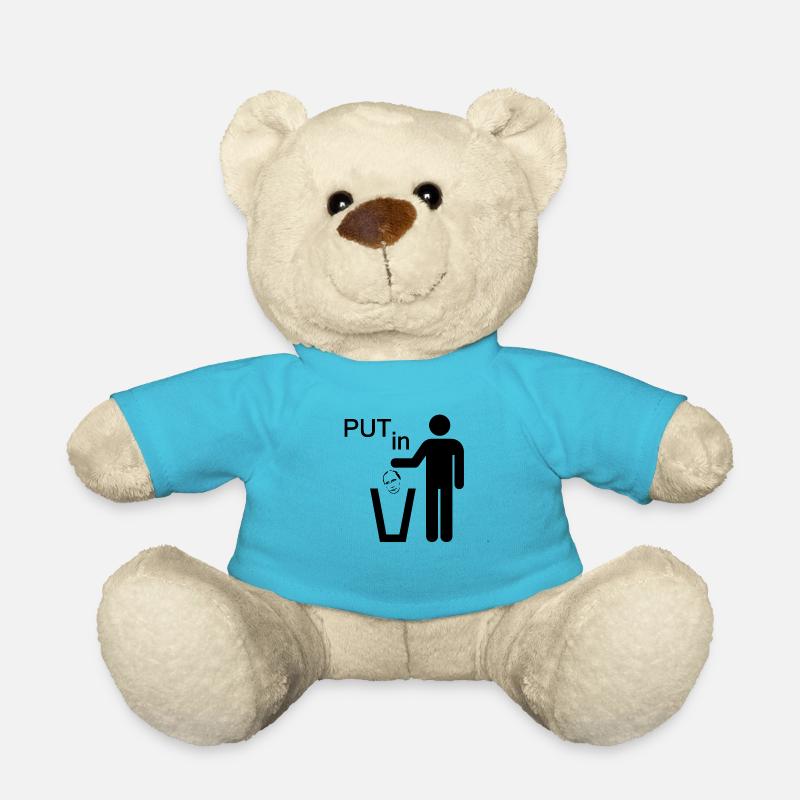 Mettez Poutine dans... - Nounours - bleu outremer