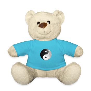 Ying and Yang - Teddy Bear - atoll blue - Front