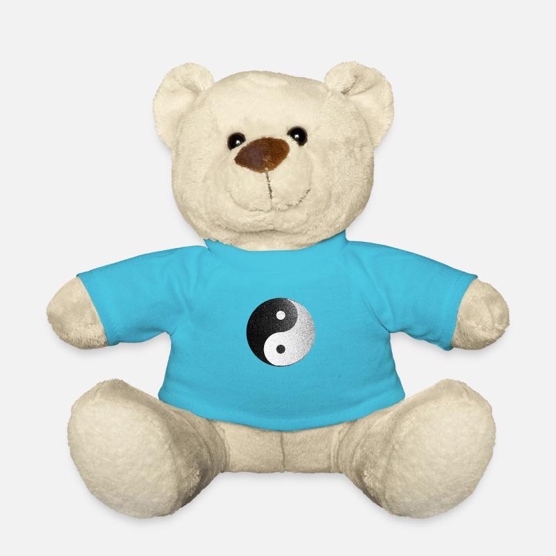 Ying und Yang - Teddy - Atollblau
