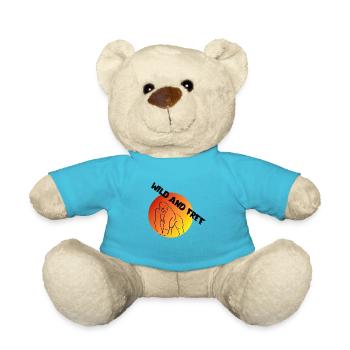 Wild und Frei | Freiheit | Natur | Abenteuer - Teddy - Atollblau - Vorne