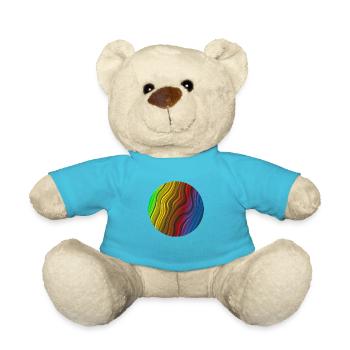 Colourfull Planet - Teddy - Atollblau - Vorne
