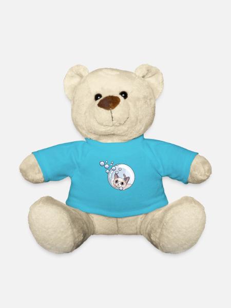 Savon Bubbles Chat - Nounours - bleu outremer