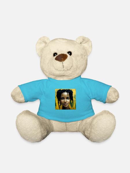 Rasta Astronaut - Teddy Bear - atoll blue
