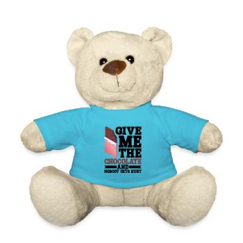 Give Me The Chocolate And Nobody Gets Hurt 2 - Teddy - Atollblau - Vorne