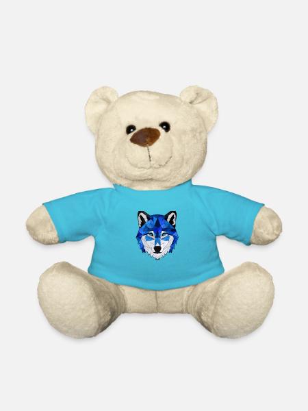 Loup de nuit - Nounours - bleu outremer