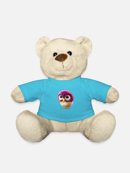 Poussins 2 - Nounours - bleu outremer
