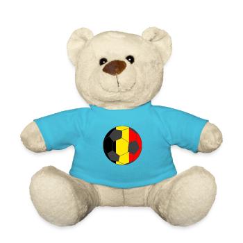 Football Belgium - Teddy Bear - atoll blue - Front