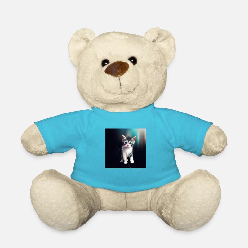 Chat mignon - Nounours - bleu outremer