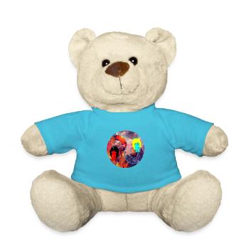 Unmögliche Balance - Teddy - Atollblau - Vorne