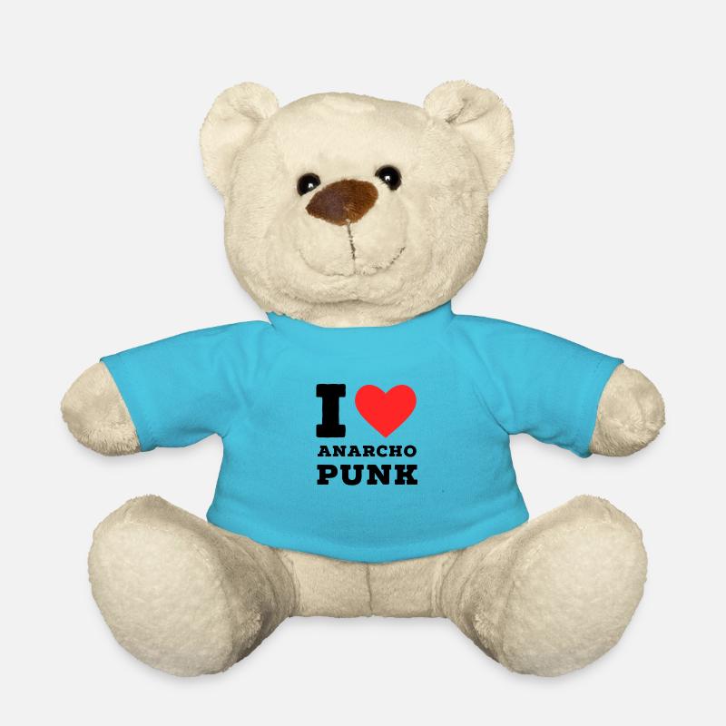 Ich liebe Anarcho Punk - Teddy - Atollblau