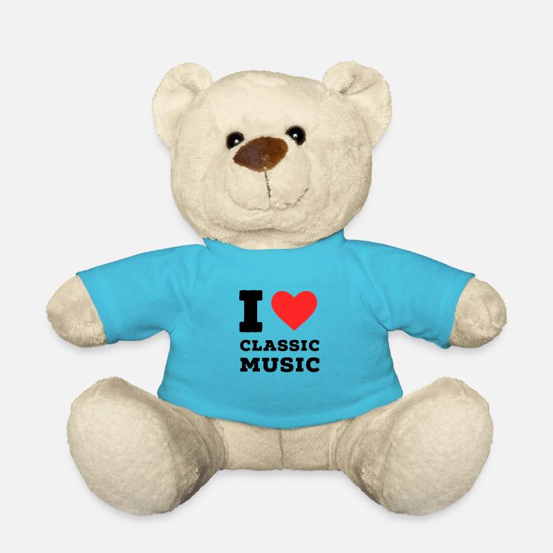 J’adore la musique classique - Nounours - bleu outremer