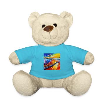 Neo Impressionist Formula track - Teddy Bear - atoll blue - Front