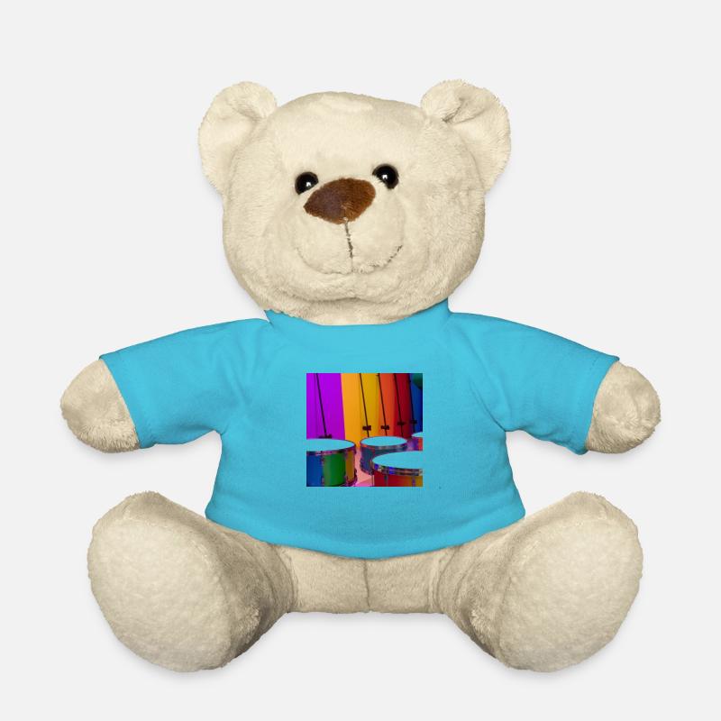 Drums and drums - Teddy Bear - atoll blue
