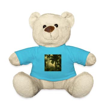 Ein Wald mit Palmen - Teddy - Atollblau - Vorne