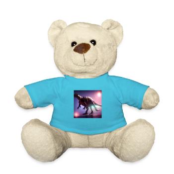 Dinosaur Fossil Dino Trex Nature - Teddy Bear - atoll blue - Front