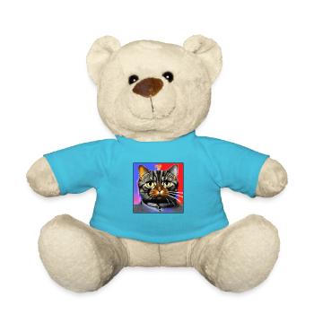 Raumkatze - Teddy - Atollblau - Vorne
