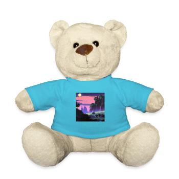 Enchanted nature - Teddy Bear - atoll blue - Front