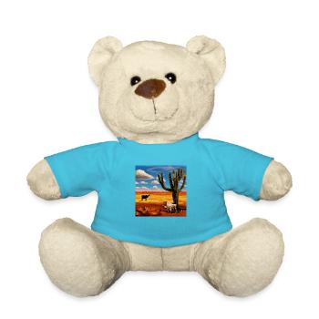 Prairie landscape - Teddy Bear - atoll blue - Front