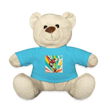 Skater Boy - Teddy Bear - atoll blue - Front
