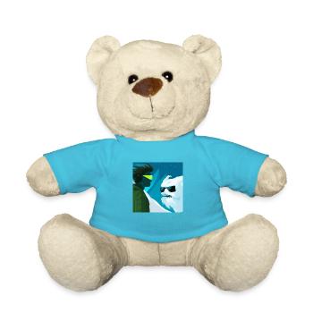 Le yéti et le hunano - Nounours - bleu outremer - Devant