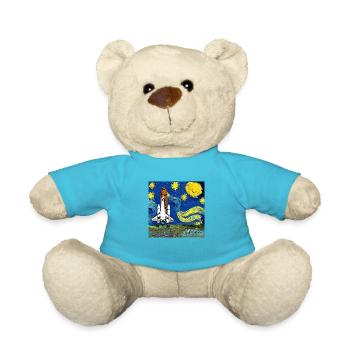 Space Shuttle Van Gogh - Teddy - Atollblau - Vorne