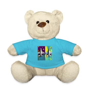 Space Shuttle Van Gogh - Teddy - Atollblau - Vorne