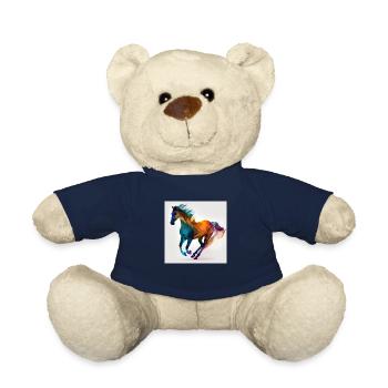 Fiery horse n°13 - Teddy Bear - french navy - Front