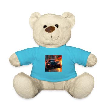 car with the headlights - Teddy - Atollblau - Vorne