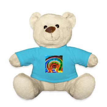 sunny day rainbow - Teddy Bear - atoll blue - Front